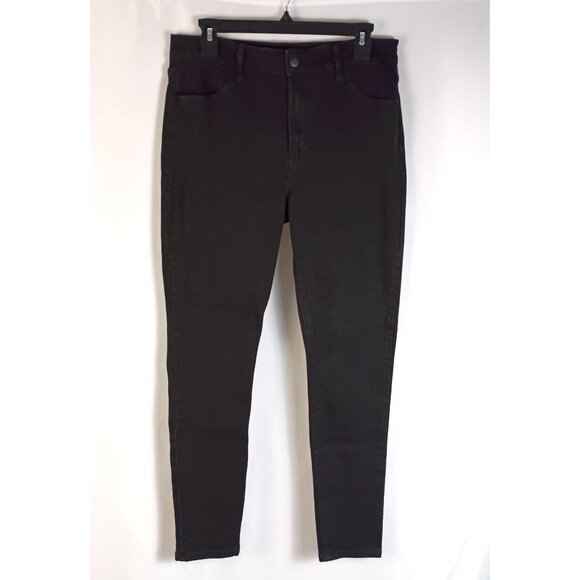 Old Navy High Rise Wow Super Skinny Jeans Black Women’s 12 Stretch Excellent - Picture 1 of 6